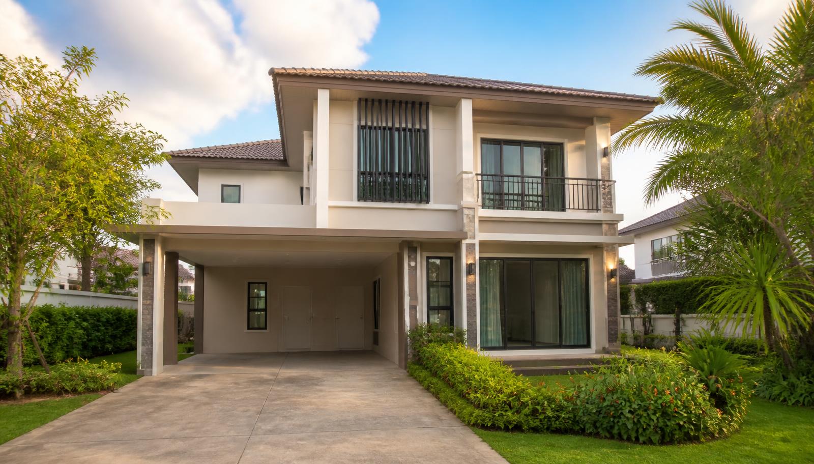 บ้านเดี่ยวสองชั้นในหมู่บ้านจัดสรร จังหวัดขอนแก่น พร้อมขาย